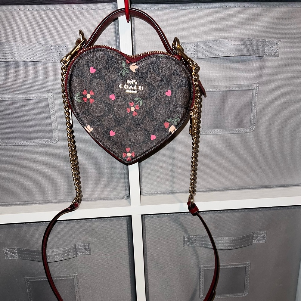 Coach heart bag